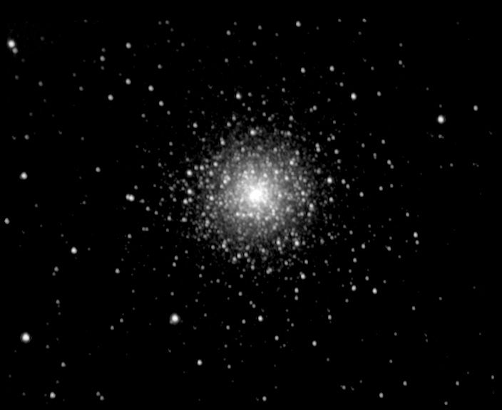 m92 M 92 - Amas globulaire - Hercule - Mag. 6,1 - Diamtre 8'<br>
19/05/04 - Le Champ du Feu (67)<br>
N11 f/3.3 altaz + Watec 120N + VCE 15x10s<br> 
IRIS : opt3, rregister, add3<br>