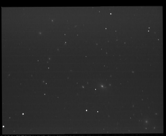 abell1656 Abell 1656 - Amas de galaxies - Chevelure de Brnice<br>
24/05/04 - Schiltigheim (67)<br>
N11 f/3.3 altaz + Watec 120N + VCE 15x10s<br> 
IRIS : opt3, rregister, add3<br>