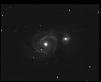 m51 M 51 'Galaxie des Chiens de Chasse' - Galaxie spirale - Chiens de Chasse - Mag.8,9 - Dim.12'x6'